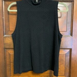 Black Sleeveless Women's Top